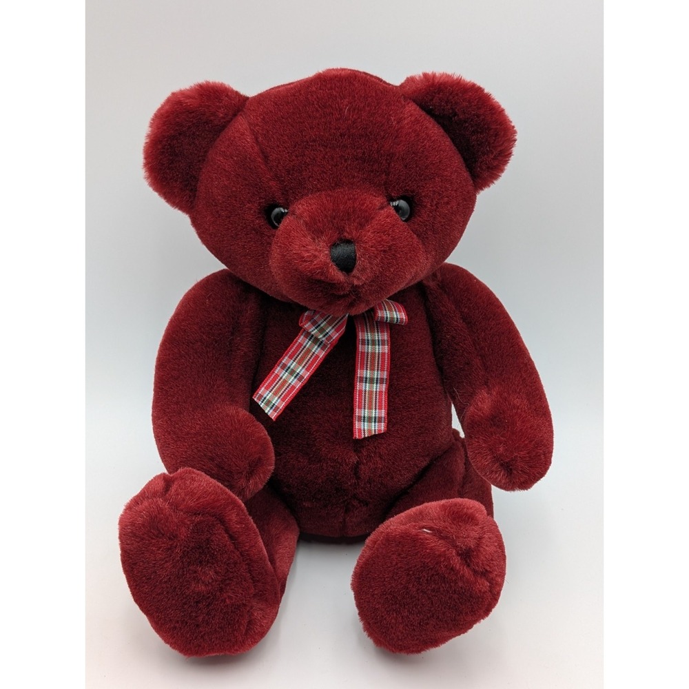 A&A Red Bear Plush 11‎ Inch Stuffed Animal Toy